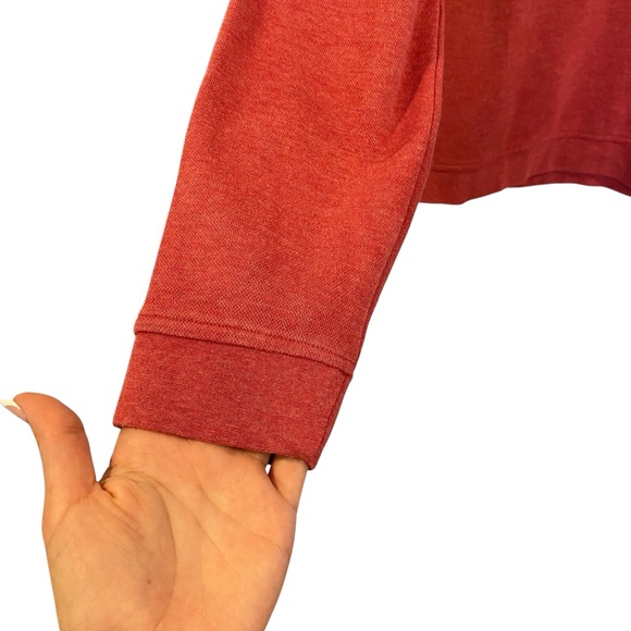 Peter Millar Crown Comfort Quarter Zip Pullover In Cape Red Size Medium MS23K49 - Picture 6 of 10